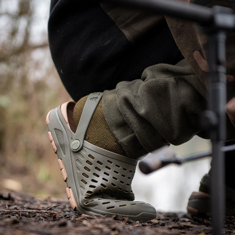 Fox Khaki Clogs
